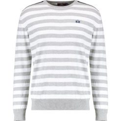 La Martina CREW NECK Sweter grey. Szare kardigany męskie marki La Martina, m, z bawełny. W wyprzedaży za 347,40 zł.