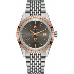 ZEGAREK RADO R33 100 10 3. Szare zegarki męskie RADO, złote. Za 9210,00 zł.