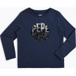 Pepe Jeans - Dziewczęca bluza nierozpinana – Gala, niebieski. Niebieskie bluzy dziewczęce rozpinane Pepe Jeans, z jeansu. Za 249,95 zł.