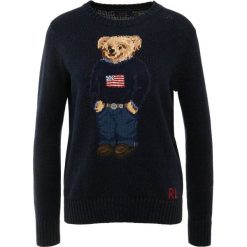 Polo Ralph Lauren Sweter navy multi. Niebieskie swetry klasyczne damskie marki Polo Ralph Lauren, s, z bawełny. Za 1049,00 zł.