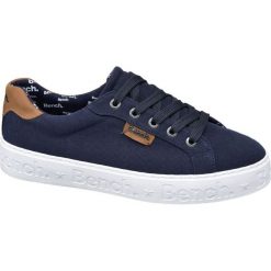 Sneakersy damskie Bench niebieskie. Niebieskie sneakersy damskie Bench, z gumy. Za 99,90 zł.