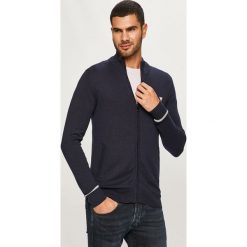 Guess Jeans - Kardigan. Czarne swetry męskie Guess Jeans, s, z aplikacjami, z wiskozy. Za 369,90 zł.