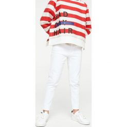 Mango Kids - Jeansy dziecięce Patri 110-164 cm. Białe jeansy dziewczęce marki Mango Kids, z bawełny. W wyprzedaży za 49,90 zł.