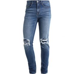 New Look BUSTED KNEE Jeansy Slim Fit bright blue. Niebieskie jeansy męskie marki New Look. Za 159,00 zł.