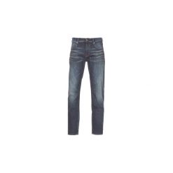Jeansy straight leg G-Star Raw 3301 STRAIGHT. Niebieskie jeansy męskie G-Star RAW, m, bez wzorów, retro. Za 434,30 zł.
