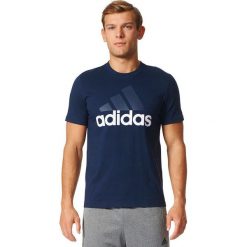 Adidas Koszulka ESS Linear Tee granatowa r. S (S98732). Białe koszulki sportowe męskie marki Adidas, m. Za 79,63 zł.