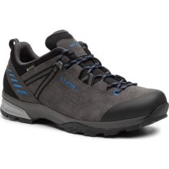 Trekkingi LOWA - Ledro Gtx Lo GORE-TEX 210717 Anthrazit/Blau 9743. Szare trapery męskie Lowa, ze skóry, bez zapięcia, trekkingowe, gore-tex. W wyprzedaży za 679,00 zł.