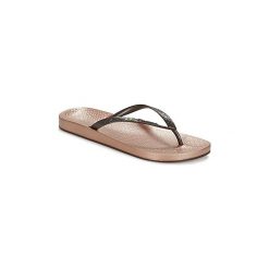 Japonki Ipanema ANATOMIC BRILLANT III. Pomarańczowe klapki damskie marki Ipanema, bez wzorów, bez obcasa. Za 79,20 zł.
