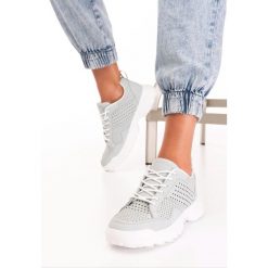Jasnoniebieskie Sneakersy Olenele. Niebieskie sneakersy damskie Born2be. Za 129,99 zł.