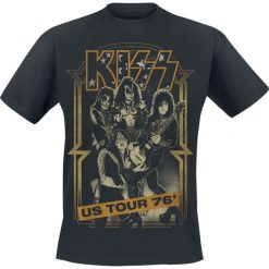 T-shirty męskie: Kiss US Tour 76 T-Shirt czarny