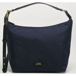 Lauren Ralph Lauren - Torebka. Czarne torebki klasyczne damskie marki Lauren Ralph Lauren, w paski, z materiału, duże. Za 499,90 zł.