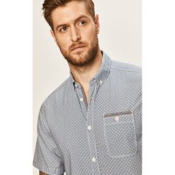 Tom Tailor Denim - Koszula. Niebieskie koszule męskie TOM TAILOR DENIM, s, bez wzorów, z bawełny, klasyczne, z klasycznym kołnierzykiem, z krótkim rękawem. W wyprzedaży za 149,90 zł.