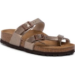 Japonki BIRKENSTOCK - Mayari 1016409 Graceful Taupe. Żółte klapki damskie Birkenstock, bez wzorów, ze skóry ekologicznej, bez obcasa. Za 279,00 zł.