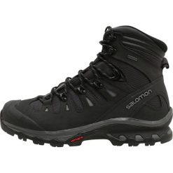 Salomon QUEST 4D 3 GTX Buty trekkingowe phantom/black/quiet shade. Czarne buty trekkingowe męskie Salomon, z materiału, outdoorowe. Za 899,00 zł.
