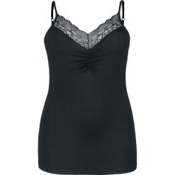 Odzież: Junarose Newlace Top damski czarny