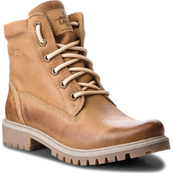 Trapery LASOCKI - WI20-ASPEN-02 Camel 2. Brązowe buty zimowe damskie marki Lasocki, z nubiku. Za 199,99 zł.