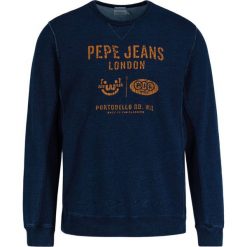 Bluza Pepe Jeans Lynard PM581668. Niebieskie bluzy męskie Pepe Jeans, xxl, bez wzorów, z jeansu, bez kołnierzyka, bez rękawów, bez kaptura. W wyprzedaży za 189,00 zł.