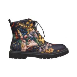 Cellbes Buty we wzory female ze wzorem 38. Botki damskie Cellbes, ze skóry, bez obcasa, na sznurówki. W wyprzedaży za 89,00 zł.