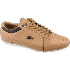 Lacoste Evara 118 1 CAM00302B1 44 Brązowe. Pomarańczowe buty sportowe męskie Lacoste, ze skóry, bez zapięcia. W wyprzedaży za 449,99 zł.