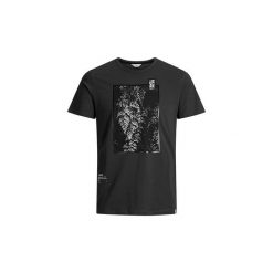 T-shirty z krótkim rękawem Jack Jones 12135641 TREND PHOTO. Szare t-shirty męskie Jack & Jones, s, bez wzorów, bez kołnierzyka, krótkie. Za 46,07 zł.