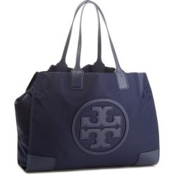 Torebka TORY BURCH - Ella 45207 Tory Navy 405. Niebieskie torebki klasyczne damskie Tory Burch, bez wzorów, ze skóry ekologicznej, eleganckie, bez dodatków. W wyprzedaży za 499,00 zł.