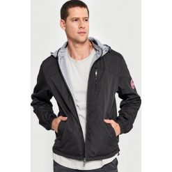 Szaro-Czarna Dwustronna Kurtka Thelreino. Czarne kurtki męskie Born2be, xl, bez wzorów. Za 149,99 zł.