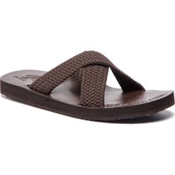 Klapki U.S. POLO ASSN. - Syros EGADI4134S9/T1 Dkbr. Pomarańczowe klapki męskie U.S. Polo Assn., bez wzorów, ze skóry ekologicznej. Za 119,00 zł.
