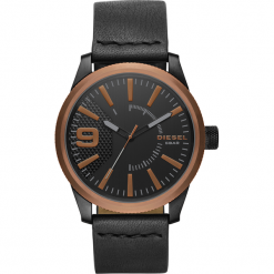 Zegarek DIESEL - Rasp DZ1841 Black/Rose Gold. Czarne zegarki męskie Diesel. W wyprzedaży za 519,00 zł.