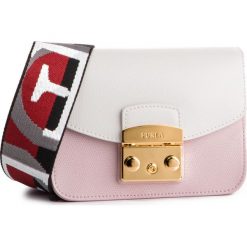 Torebka FURLA - Metropolis Brava 1013925 B BVO1 O02 Camelia e/Gesso. Różowe listonoszki damskie Furla, bez wzorów, ze skóry, klasyczne, bez dodatków. W wyprzedaży za 679,00 zł.