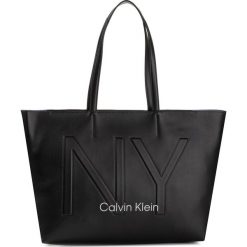 Torebka CALVIN KLEIN - Ck Must Psp20 Med Shopper Ny K60K606181 Bds. Czarne torby damskie na zakupy Calvin Klein, bez wzorów, ze skóry ekologicznej, klasyczne, bez dodatków. W wyprzedaży za 489,00 zł.