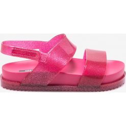 Melissa - Sandały Pink Glitter dziecięce. Różowe sandały dziewczęce Melissa, z materiału, bez zapięcia. W wyprzedaży za 129,90 zł.