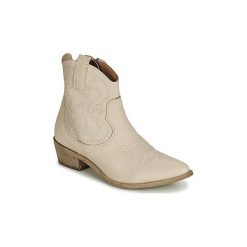Botki Mimmu 374Z8. Brązowe botki damskie marki Mimmu, bez obcasa, bez zapięcia. Za 679,00 zł.