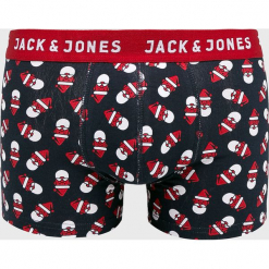 Jack & Jones - Bokserki. Czarne bokserki męskie Jack & Jones, z bawełny. Za 59,90 zł.