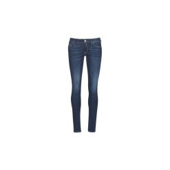 Jeansy slim fit Replay LUZ. Niebieskie jeansy damskie Replay, bez wzorów, z jeansu. Za 521,10 zł.