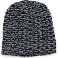 Czapka damska beanie w melanżach szara. Szare czapki zimowe damskie Art of Polo. Za 36,52 zł.
