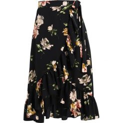 Spódniczki trapezowe: YAS YASJACO WRAP SKIRT Spódnica trapezowa black