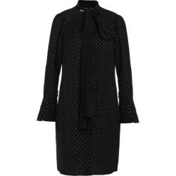 MICHAEL Michael Kors PLEAT Sukienka koktajlowa black/ gold. Czarne sukienki koktajlowe marki MICHAEL Michael Kors, l, z elastanu. W wyprzedaży za 642,85 zł.