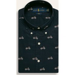 Polo Ralph Lauren - Koszula. Niebieskie koszule męskie Polo Ralph Lauren, s, bez wzorów, z bawełny, casualowe, polo, z długim rękawem. W wyprzedaży za 429,90 zł.