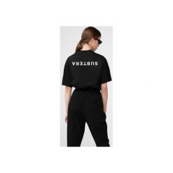 T-SHIRT FURORA LOGO WHITE. Czarne t-shirty damskie Furora subtera, uniwersalny, z nadrukiem, klasyczne, z klasycznym kołnierzykiem. Za 199,00 zł.