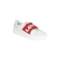 Buty Levis BATWING SNEAKER. Białe trampki męskie Levi's®, bez wzorów, bez zapięcia. Za 261,75 zł.