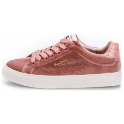 Pepe Jeans Tenisówki Damskie Adams Velour 37, Różowe. Różowe trampki i tenisówki damskie Pepe Jeans, bez wzorów, z jeansu, bez zapięcia. W wyprzedaży za 238,00 zł.