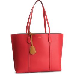 Torebka TORY BURCH - Perry Triple-Compartment Tote 53245 Brilliant Red 612. Czerwone torebki klasyczne damskie Tory Burch, bez wzorów, ze skóry, bez dodatków. W wyprzedaży za 1099,00 zł.