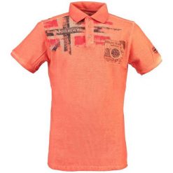 Geographical Norway Męska Koszulka Polo Kamo L Pomarańczowy. Pomarańczowe koszulki męskie Geographical Norway, m, w paski, polo, bez rękawów. Za 149,00 zł.