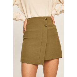 Patrizia Pepe - Spódnica. Zielone spódniczki damskie z haftami, z elastanu, casualowe, mini, asymetryczne. Za 899,90 zł.