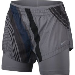 Spodenki do biegania damskie NIKE ELEVATE TRCK 2IN1 EVA / AJ9107-056. Spodenki sportowe damskie Nike, bez wzorów, do biegania. Za 179,99 zł.