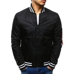Kurtki męskie: Kurtka męska bomber czarna (tx2115)