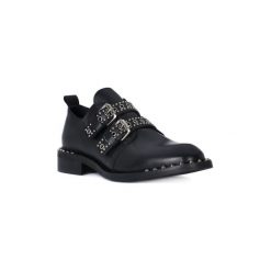 Derby Juice Shoes TACCO BLACK. Czarne półbuty damskie Juice Shoes, bez wzorów, bez obcasa, bez zapięcia. Za 424,90 zł.