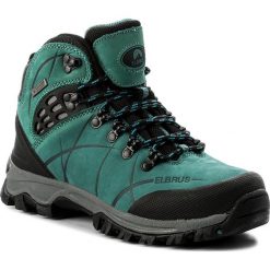 Trekkingi ELBRUS - Mendoza Mid Wp Peacock/Turquoise/Black. Zielone buty zimowe damskie ELBRUS, z materiału. W wyprzedaży za 379,99 zł.