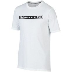 Oakley So-New Original Tee White S. Białe koszulki męskie Oakley, s, bez wzorów, z okrągłym kołnierzem, z krótkim rękawem, krótkie, na fitness i siłownię. W wyprzedaży za 115,00 zł.