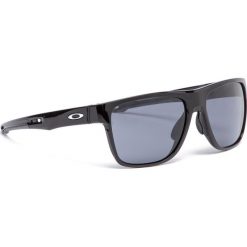 Okulary przeciwsłoneczne OAKLEY - Crossrange XL OO9360-0158 Polished Black/Grey. Czarne okulary przeciwsłoneczne męskie marki Oakley, z tworzywa sztucznego. W wyprzedaży za 509,00 zł.